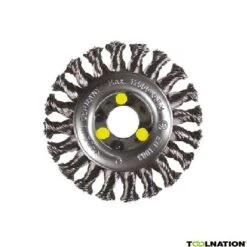 Rondborstel 115 X 22,2 X 0,5 Met Gehard, Getordeerd Staaldraad Tbv Inox
