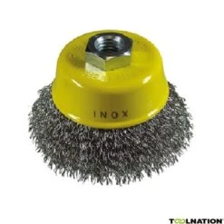 751316 Komborstel 75 X M14 X 0,3 Met Gegolfd Roestvrij Staaldraad Tbv Inox