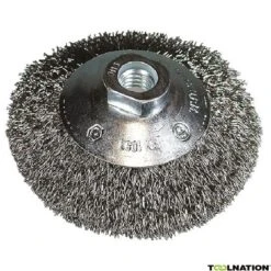 751318 Kegelborstel 100 X M14 X 0,3 Met Gegolfd Staaldraad