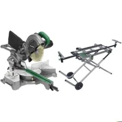 Hikoki C8FSEUAWZ Afkort- Verstekzaag Met Zaagstandaard - 216 / 1.050 W