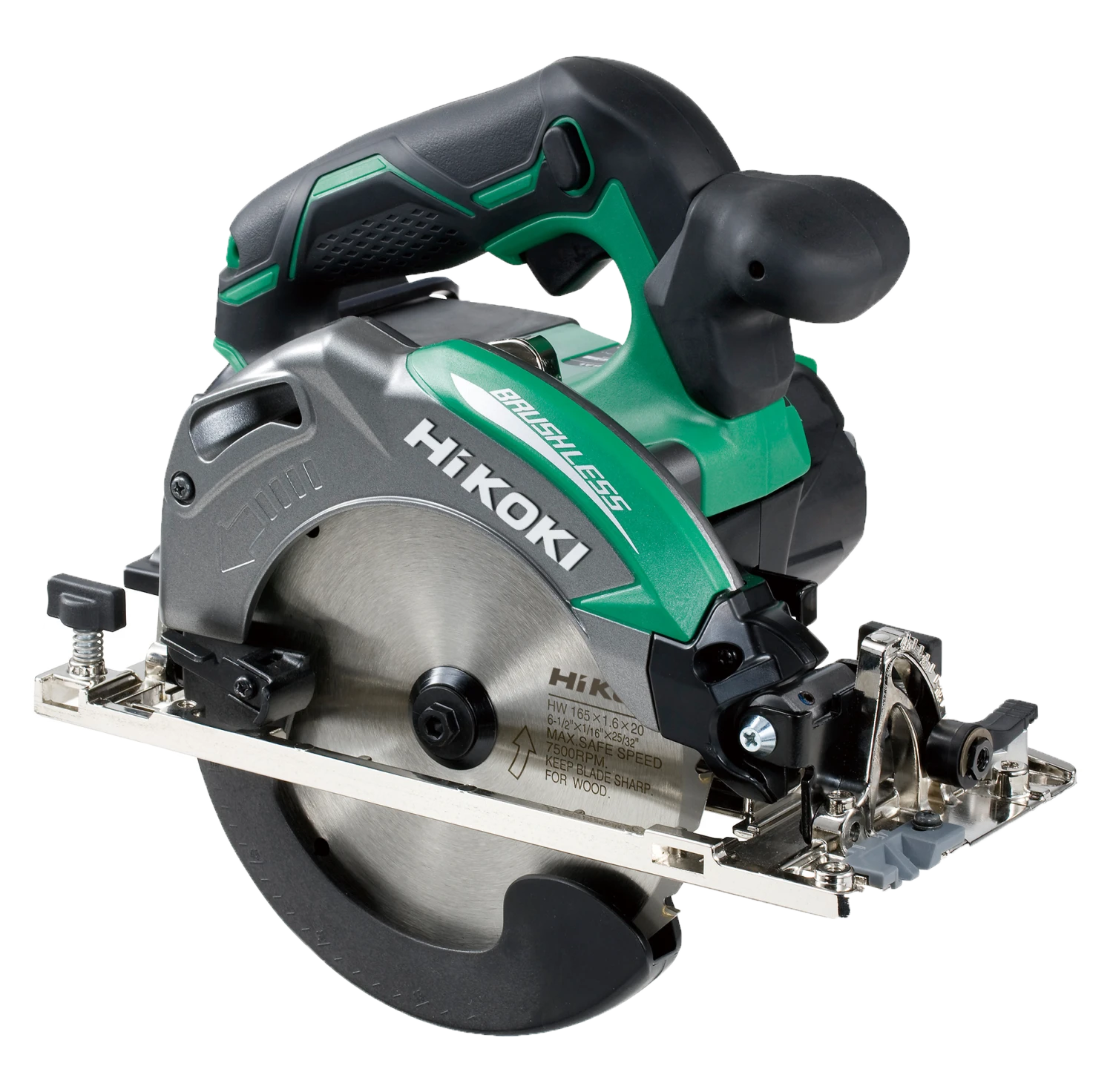 HiKOKI C18DBALW2Z 18V Cirkelzaag 165mm Body In HSC IV Brushless 2 HiKOKI C18DBALW2Z 18V Cirkelzaag 165mm Body In HSC IV Brushless - Afbeelding 2