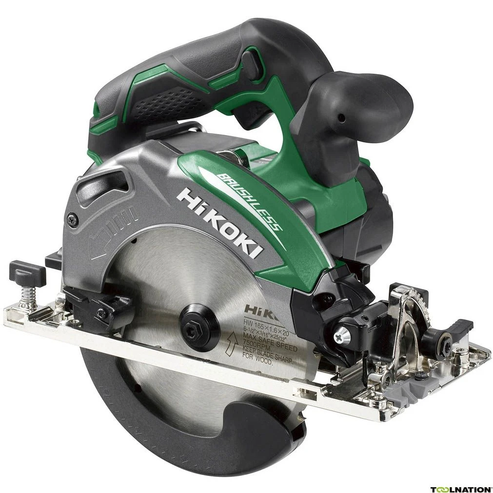 Hikoki C18DBALW4Z Accu Handcirkelzaag 18 Volt Koolborstelloos Excl. Accu"s En Lader 1 Hikoki C18DBALW4Z Accu Handcirkelzaag 18 Volt Koolborstelloos Excl. Accu"s En Lader