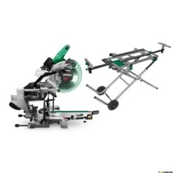 Hikoki C3610DRAW4WZ Multivolt Accu Afkortzaag 255mm 36V Excl. Accu's En Lader + Onderstel