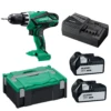 HiKOKI DS18DJLWQZ 18V Schroefmachine Met 2x 3.0Ah Accu's En Lader In Systainer