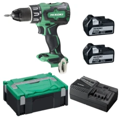 HiKOKI DV18DBSLWFZ 18V Klopboormachine 2x 5.0Ah Accu's En Lader In HSC II Brushless