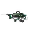 HiKOKI KC18DG4LWDZ 18V Comboset Met DS18DBSL, WH18DBDL2, G18DBL, DH18DBL, 3x BSL1850 UC18YFSL In Tas