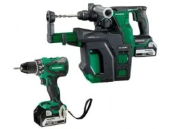 HiKOKI KC18DRBLWBDZ Combopack (beton-)boren En Schroeven