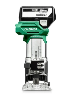 HiKOKI M1808DAWPZ 18V Accu Kantenfreesmachine 6-8mm In HSC III Koffer Incl. 2 Accu's