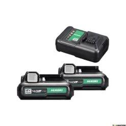 POWERPACK - UC12SL Oplader + 2 X 12V 4,0Ah Accu