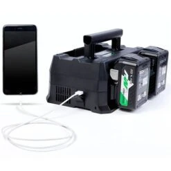 HiKOKI UC18YTSLW0Z Multi Lader 4 Accu's -Hikoki uc18ytsl phoneusb 8687