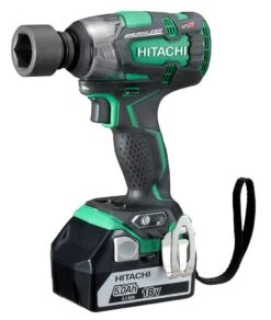 Hikoki Hitachi KC18DPL(WB) Accu Combopack 18V Met DS18DBSL Boorschroefmachine + WR18DBDL2 Slagmoeraanzetter + 2x 5Ah Accu In Koffer -Hikoki wr18dbdl2